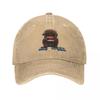 DJ Domo Kun Doll Unisex Baseball Caps Distressed Washed Caps Hat Retro Outdoor Running Golf Snapback Cap