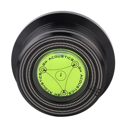 50 60Hz Niveau à Bulle Détection de Vitesse Platine Vinyle LP Disque Stabilisateur de Disque Serrage Noir