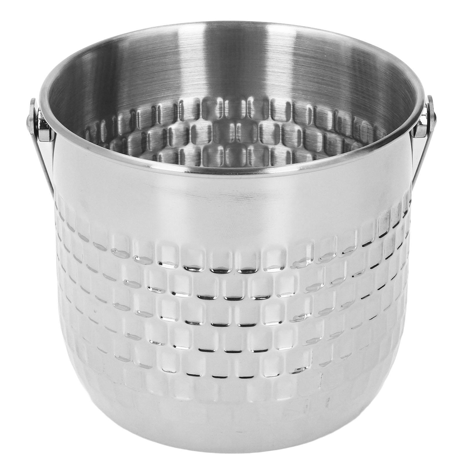 

Wine Bucket Double Layer Stainless Steel Insulated Ice Wine Bucket for KTV Bar Dinner Party Type 2