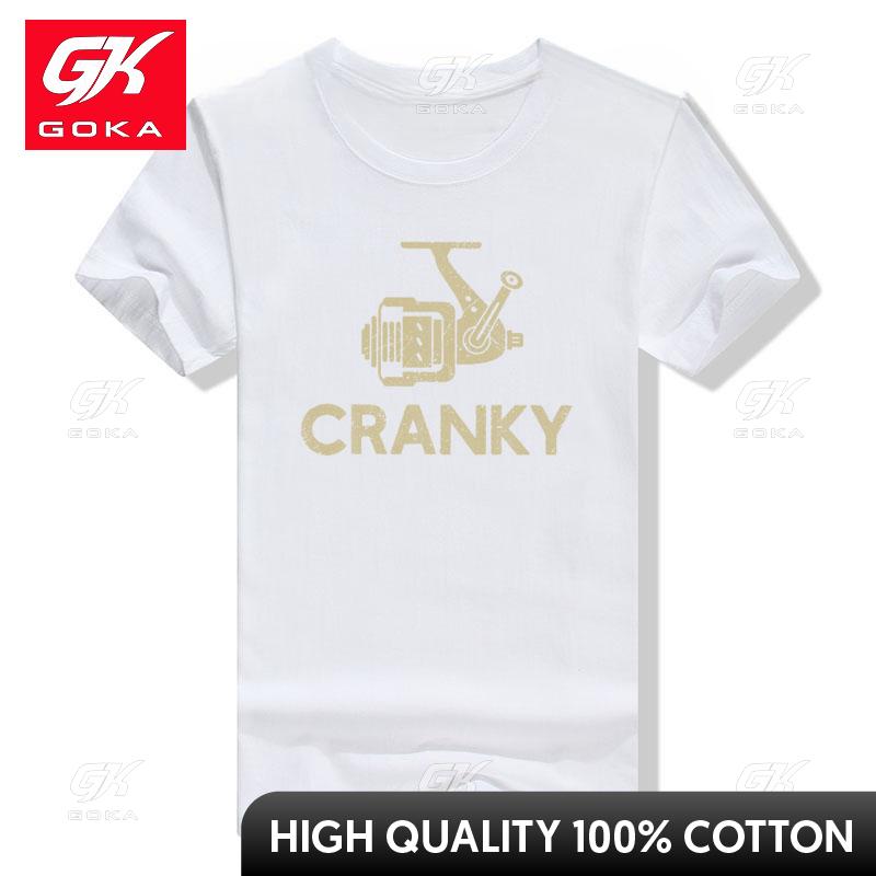 Crankbait Fishing Lure Cranky Funny Gift Ideas for Fishing TShirt FishingUnisex Graphic Tee Summer Fashion Short Sleeve Blouses S
