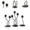 3 Piece Iron Candle Holder Set for Dinner Valentine's Day Party And Weddings