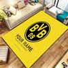 Borussia Custom Name Carpet Rug for Living Room Bedroom Home Sofa Decoration,Kids play Non-slip Floor Mat