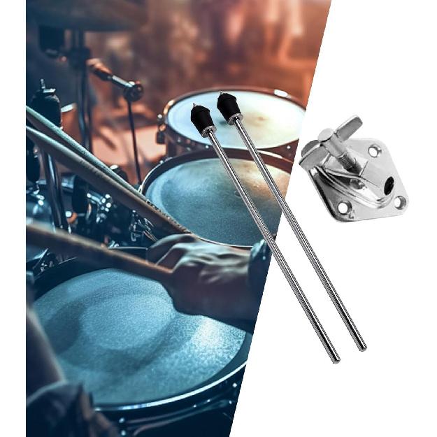 Kick Drum Legs Drum Feet Percussion Instrument Anti Skid Parts Bass Drum Stand Legs Drum Stands Bracket for Drum Accessories, 1 Set