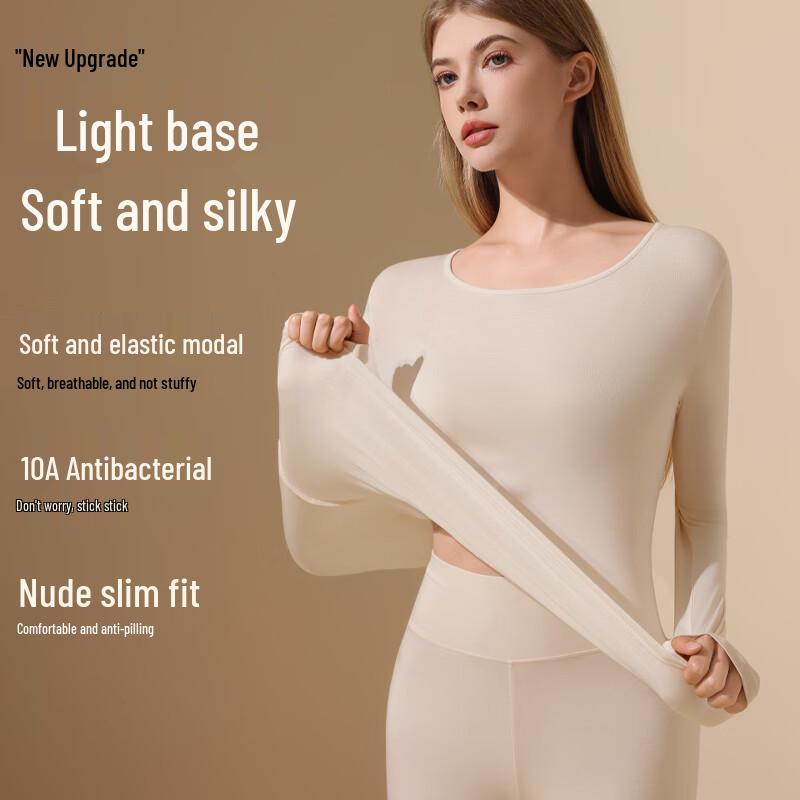 Женский бесшовный термокомплект из модала Tencel 2XL