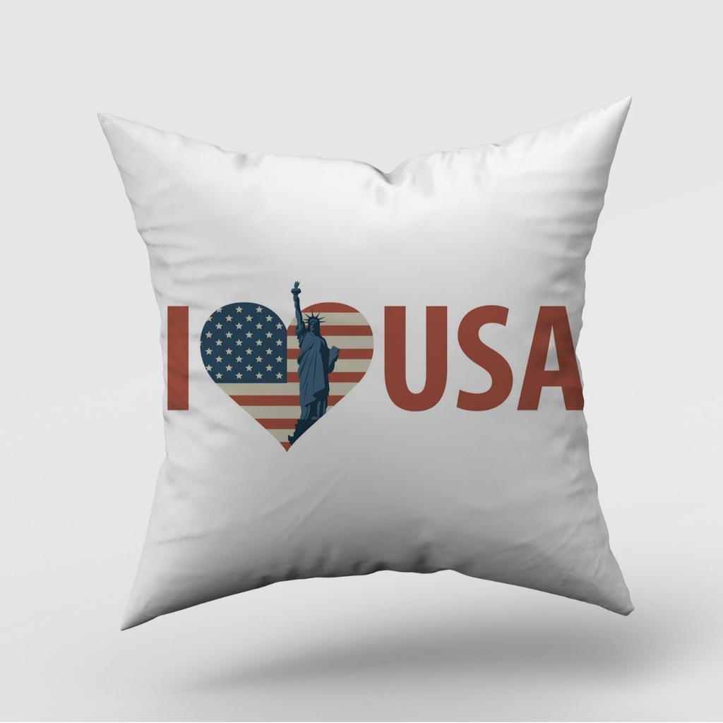 New American Independence Day Pillow Cover American Logo Outdoor Home Decoration Pillow Cushion Cover