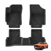 LUCKEASY Left Drive for Hyundai Creta 1st Gen 2016 -2020 (Fuel Version) TPE Car Floor Mats Cargo Liner Trunk Pad All Weather