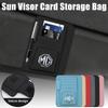 Car Sunvisor Organizer Card Storage Clip Sun Glasses Holder For Morris Garages MG 3 5 6 7 HS ZS GS Hector GT ZR RX5 RX8 Gundam