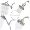Silver Shower Head Stainless Steel Arm Bracket New Shower Arm  Bathroom Home Accessories