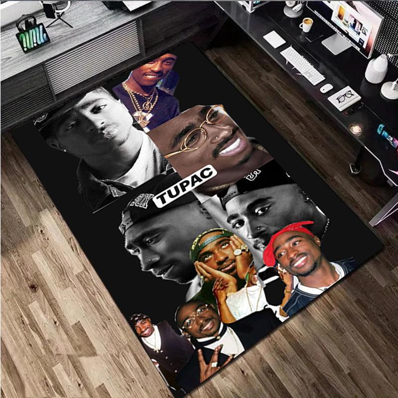Rug Tupac Carpet Office Decorative Carpet For Living Room Bedroom Door Mat Floor Rug Computer Chair Area Rug