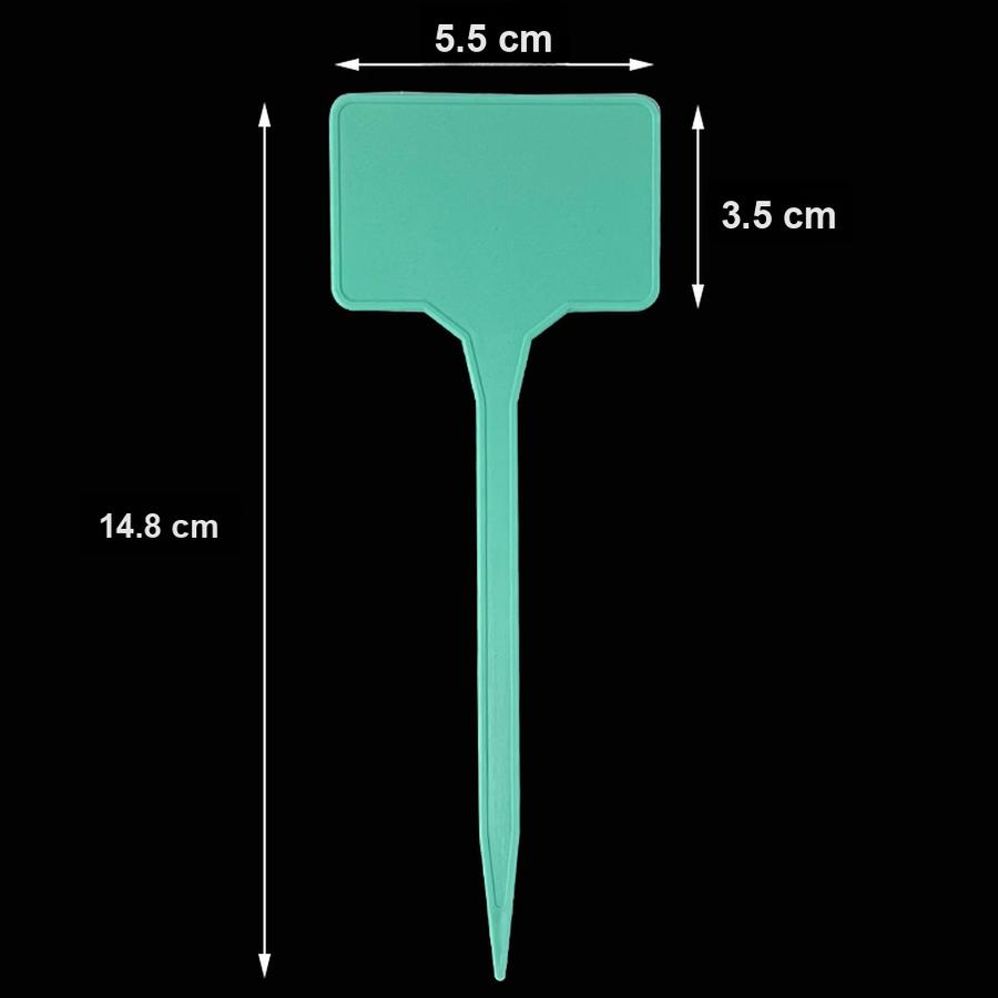 10 Stück Blumentopf Kunststoff Sukkulente Gartenmarkierer Pflanzenetikett Anhängeetikett