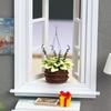 1pcs Hanging Basket Yellow Maple Resin Crafts Miniature Scene Ornament Pocket Furniture Ornament Home Decoration Miniature Ornaments Micro Landscape