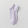 Female Spring and Summer Thin Simple Breathable Leisure Pure Color Boneless Mesh Socks