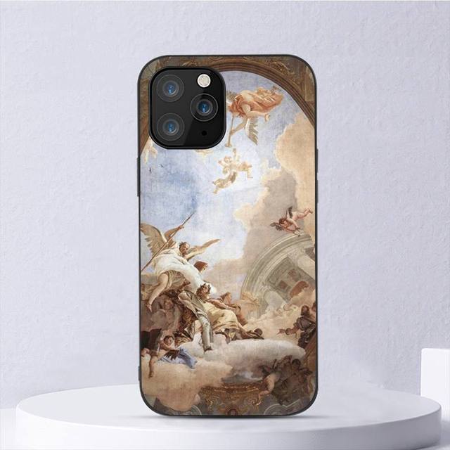 Renaissance Art Painting Phone Case For Iphone 11 12 Mini 13 14 Pro Xs Max X 8 7 6s Plus 5 Se Xr Shell