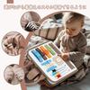 Neueins Outing Cloth Picture Book Dinosaur Busy Board Montessori Toy Outing Board Dressing Practice Educational Toy Fine Motor Skills Fabric Toy Gift