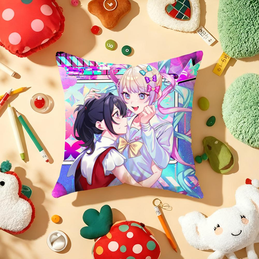 NNeedy Girl OverdoseS Game Cushion Cover Plush Fabric Soft DoubleSided Printed Sofa Warm Winter Home Gift Pillow Cover 30x30cm