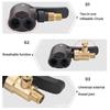 Universal Brass Portable Inflatable Pump Car Tire Air Chuck Inflator Pump Valve Connector Clip-on Adapter Car Tyre Wheel Valve