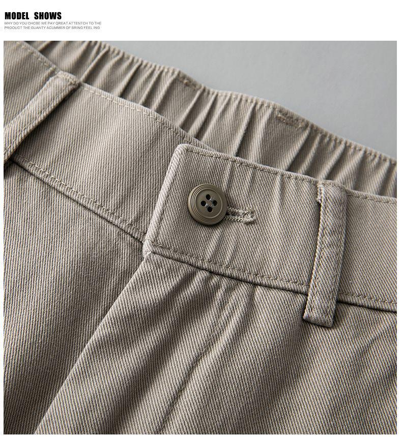 Men's Slim Straight Loose Business Casual Wide-Leg Pants for Spring/Summer
