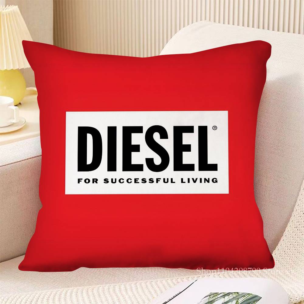 Luxury D-diesElS-Design Pillow Case Fashion Square Pillowcase Bedroom Sofa Room Ins Decoration Leisure