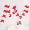 Butterfly Flower Wedding Decoration Set: Double Happiness Curtains & Pendants for Bedroom & Living Room