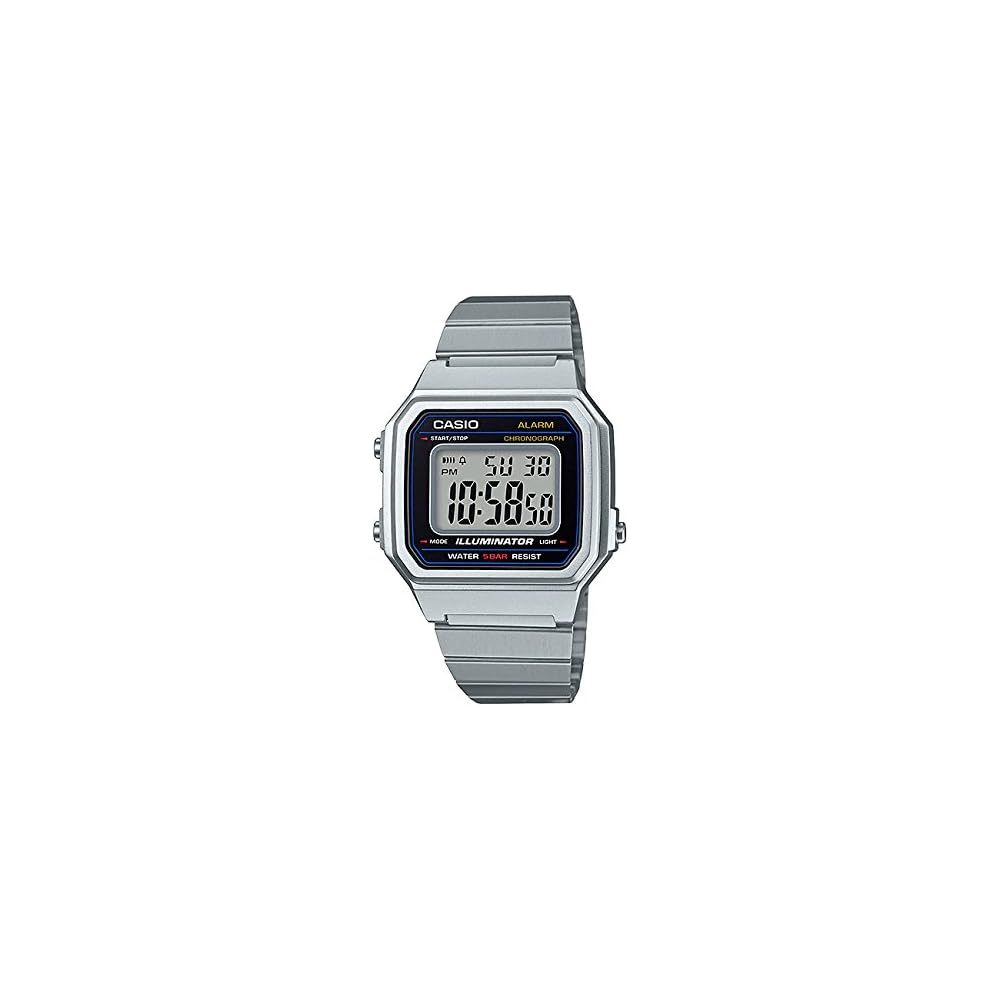 Casio Cheap Casio Digital Watch B650WD-1A Stainless Steel Band Water Resistant