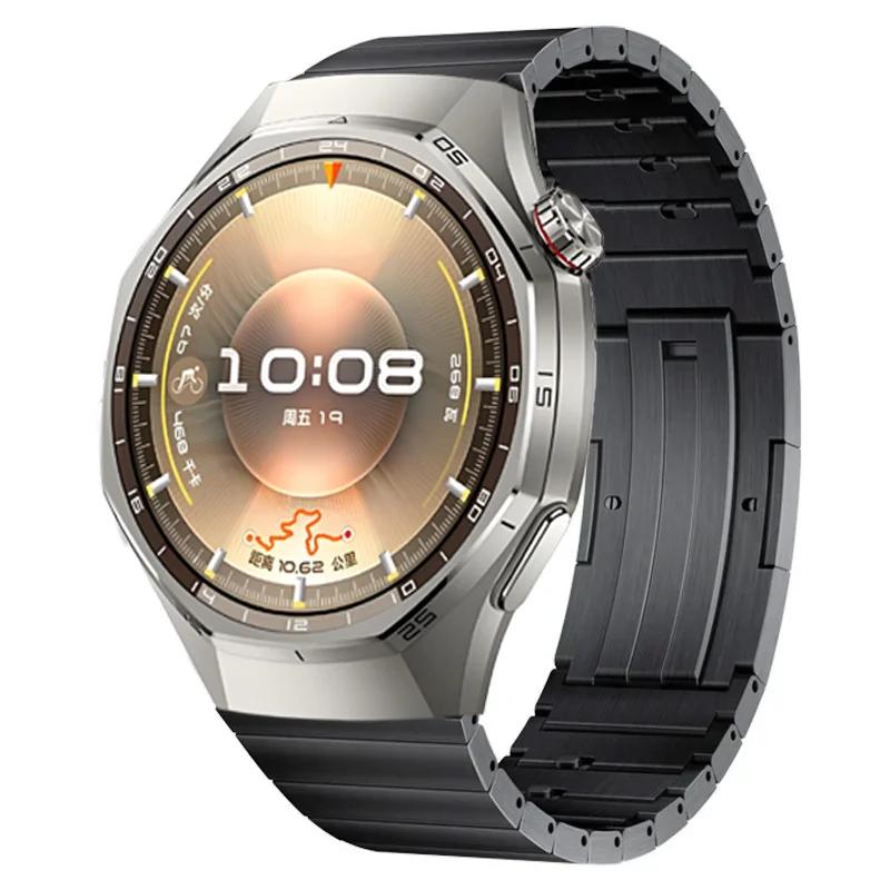 22mm Quick Release Titanium Strap for Huawei Watch GT6/GT6 Pro/5/GT5 GT4 46mm Metal Wristband Correa for Amazfit Bip 6 5/GTR 4 3