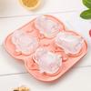 Diy Animal Handwork DIY Ice Creams Molds Silicones Popsicles Cheese Stick Molds with Lid Cake Stick Molds 4-link