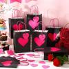 Pack of 12 Eye Catching Heart Gift Bags Elegant Heart Gift Bags Present Pouches For Birthdays And Festival Event