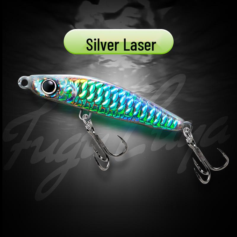 Lure Iron Plate: Fish Scale Design for All-Water Fishing