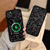 Forged Carbon Fundas For Magsafe Magnetic Phone Case Wireless PC+TPU For IPhone 11 12 13 14 15 16 17 Pro Max Plus