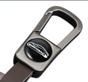 

Car Zinc Leather Key Case Cover Holder Chain For Kia Sorento Mq4 K5 Ev6 Ev6 K8 V6 Telluride Telluride Sx Interior Accessories
