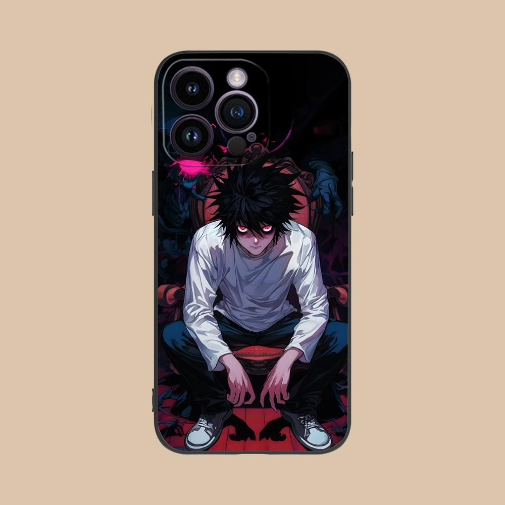 Death Note L Lawliet Handyhülle für iPhone 17 16 15 14 13 12 11 X XR XS 8 7 Air Pro Max Plus Mini Bunte Hülle Hülle