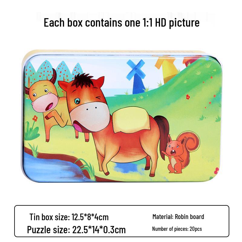 60-Piece Wooden Jigsaw Puzzle for Kids – Anime Cartoon Educational Toy Gift