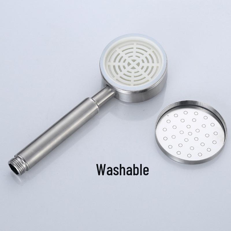 Stainless Steel Handheld Pressurized Shower Head Set 304 Nozzle
