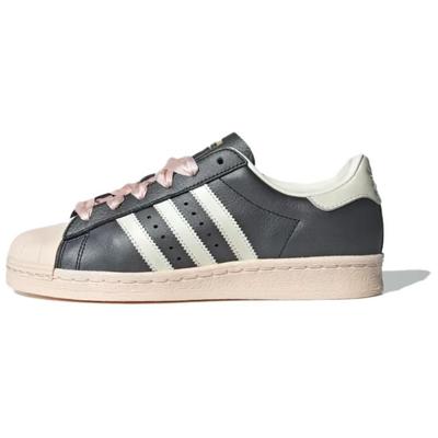 (WMNS) Superstar 82 'Black Pink Ribbon Laces' Women's ID1423