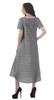 Moomaya Printed Sun Dresses Women Short Sleeve Cotton Flex Party Dress
