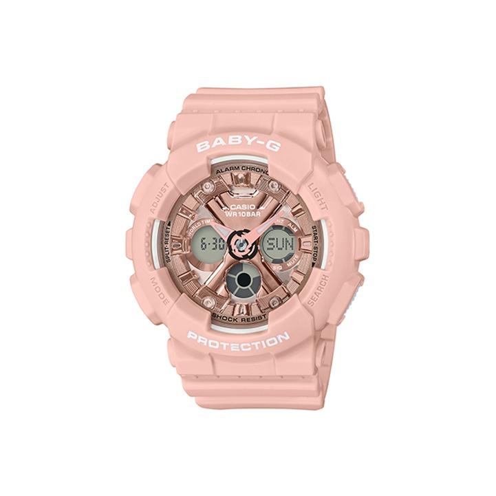 CASIO Women s BABY-G Pink Watch BA-130-4APRD BA-130-4APRD Pink Watch Dial