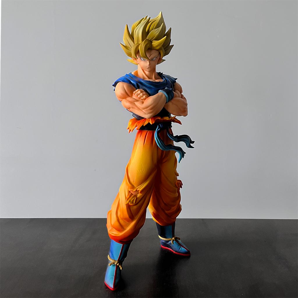 YJ Statue Dragon Ball Z Ssj1 Goku Figure Ssj1 Son Goku Super Saiyan PVC Action Figures Collection Model Toys Gifts