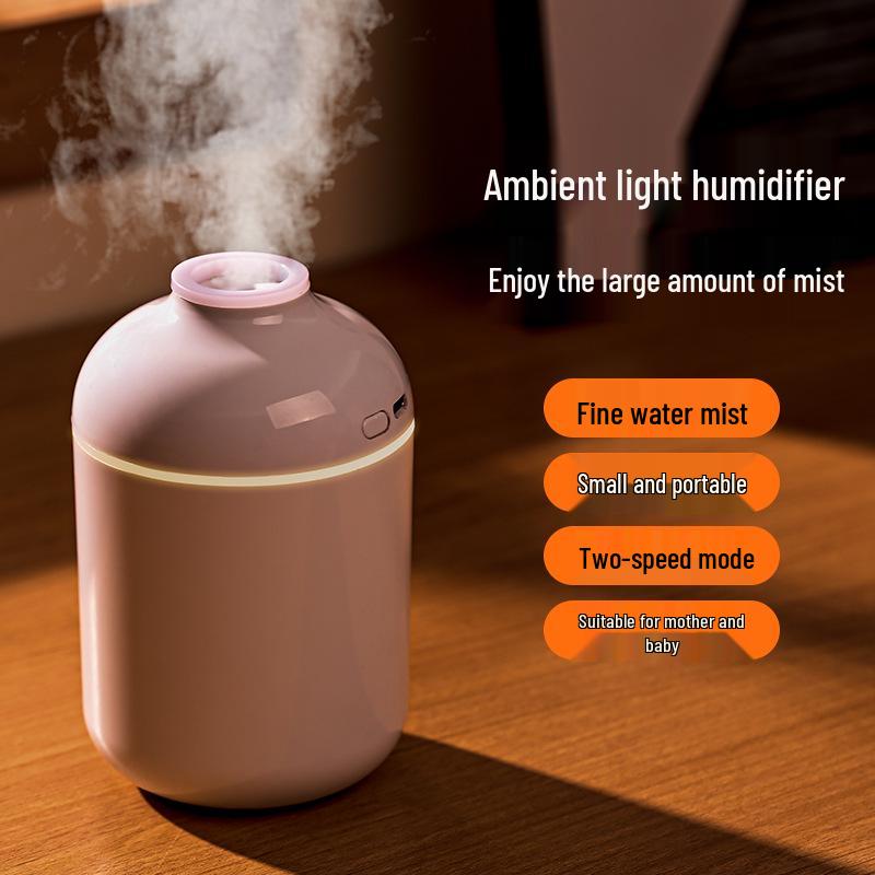 Portable Mini USB Humidifier for Car, Home, Office & Bedroom