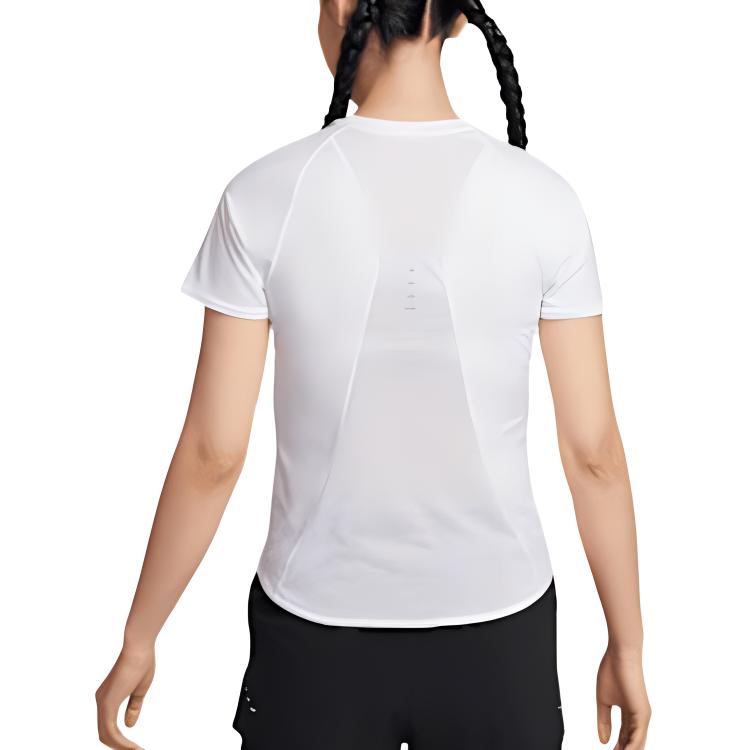 Nike Comfortable Casual Brand Logo Quick-Dry Short Sleeve Regular T-Shirt Women Tops White HM9699100