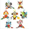 Baby Toys Plush Stuffed Rattle Toys Stroller Hanging Animals Bed Mobile Infant for Baby Toys 0 6 Months Peluche Sensorial Baby
