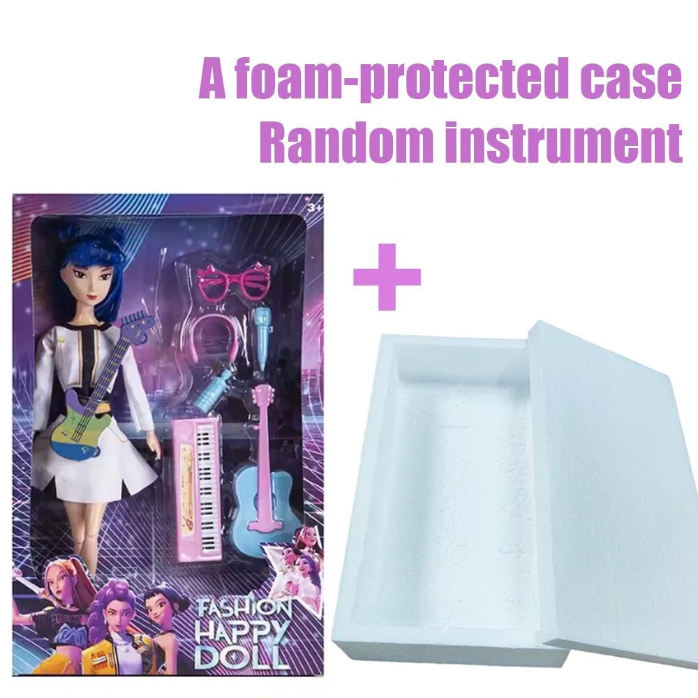 Limited  Sale! 30cm Kpop "Demon Hunters" Anime Character Vinyl Doll - Rumi/Mira/Zoey Idol Figure, High-Quality Birthday Gift