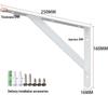 Compact Triangular Wall-Mounted Storage Shelf for Microwave Ovens
