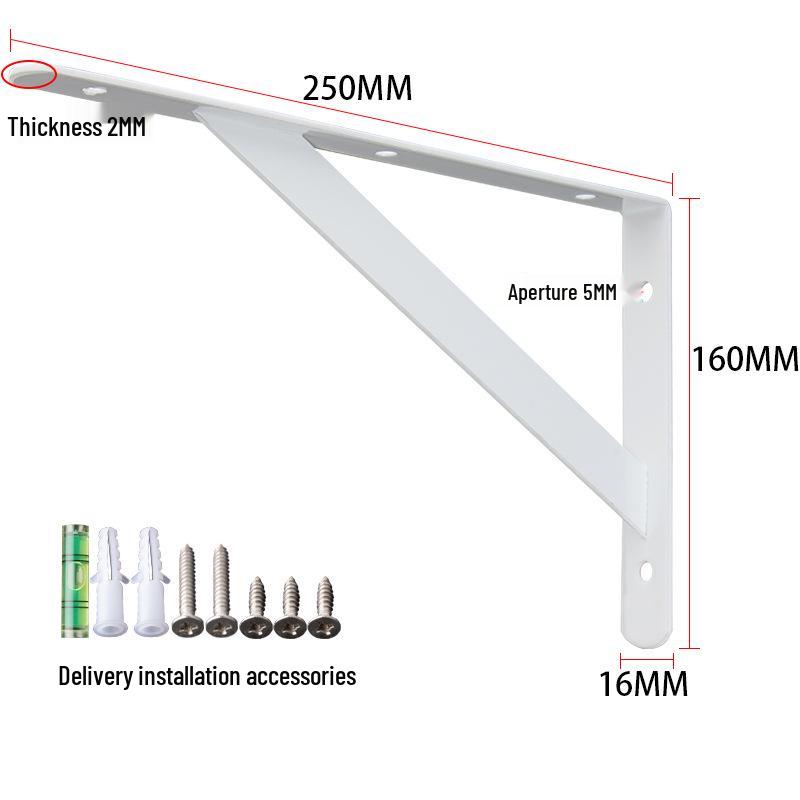 Compact Triangular Wall-Mounted Storage Shelf for Microwave Ovens