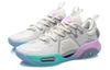 Li Ning All City 9 Youth Edition All City 9 Low top Children's Basketball Shoes Cotton Candy Unisex ABAR051-1