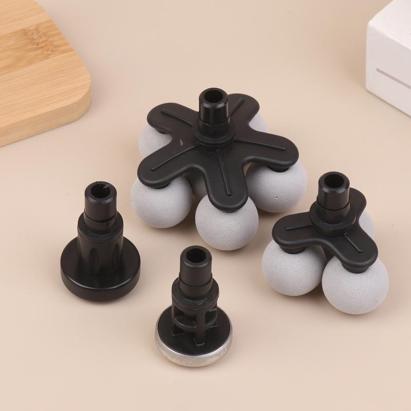 Deep Tissue Fascia Massage  Replacement Heads Muscle Massager Attachments Head Set Ideal for Fitness Post Workout Recovery