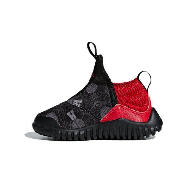Adidas Rapidazen I Abrasion Resistant Low top Toddler Shoes Black Red Infant And Toddler G28456