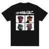 Music Band Gorillazs Punk Rock Tshirt Cotton Graphic Tee Unisex Unisex Summer Streetwear
