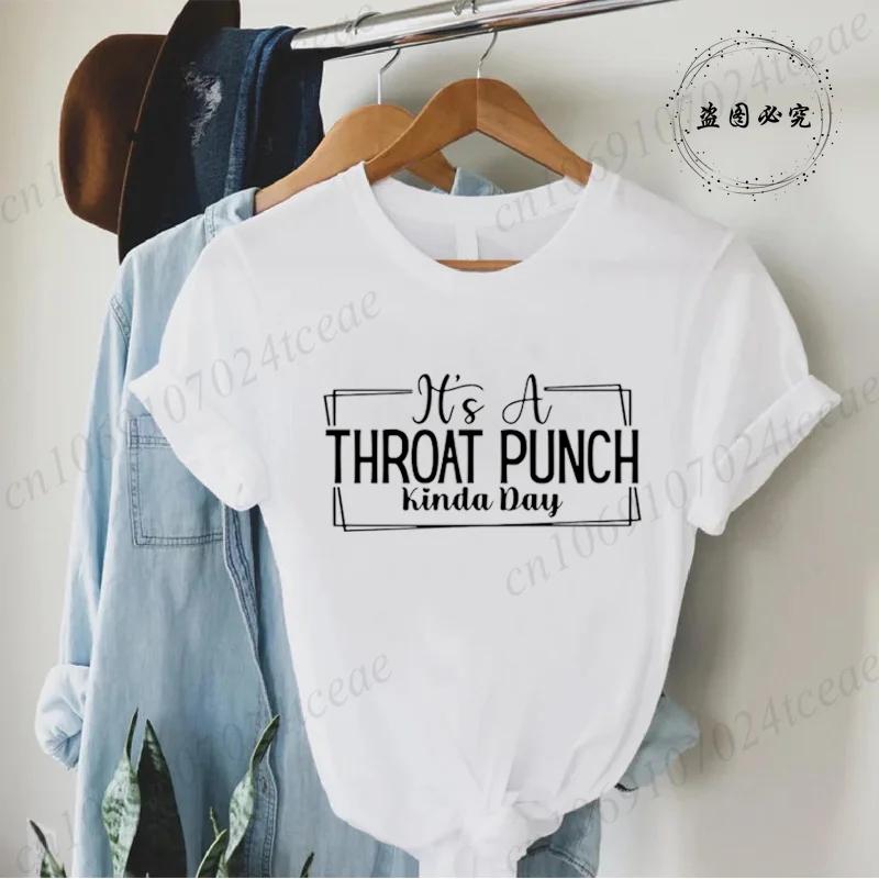 Its A Throat Punch Kinda Day Shirt Sarcastic TShirt Common Sense Tee Did I Ask Shirt Sarcasm Queen Tee Hurt Feelings Tops S