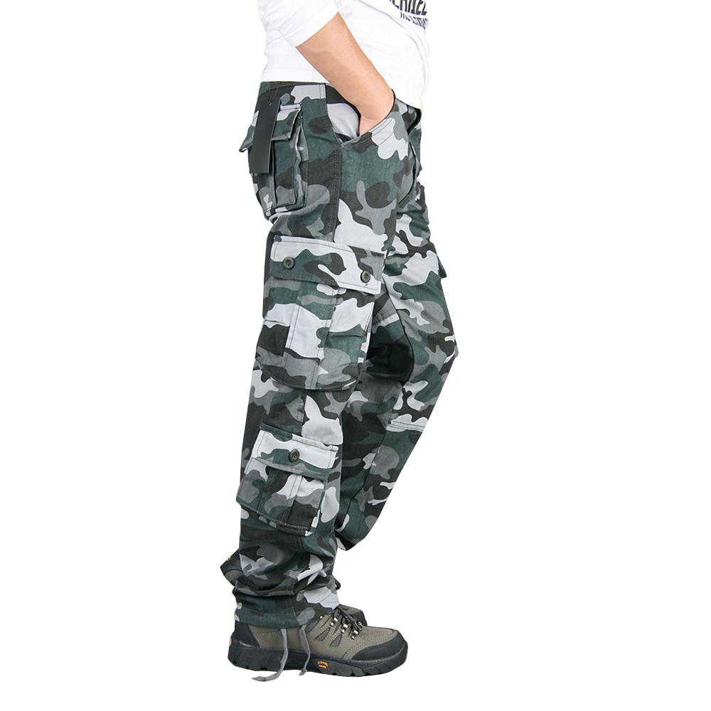 Pantaloni casual da esterno nuovi alla moda da uomo Pantaloni da tuta multitasche Pantaloni da uomo di grandi dimensioni