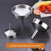 Stainless Steel Kitchen Funnel Set